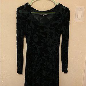 Sheer Betsy Johnson Dress - Velvet Green